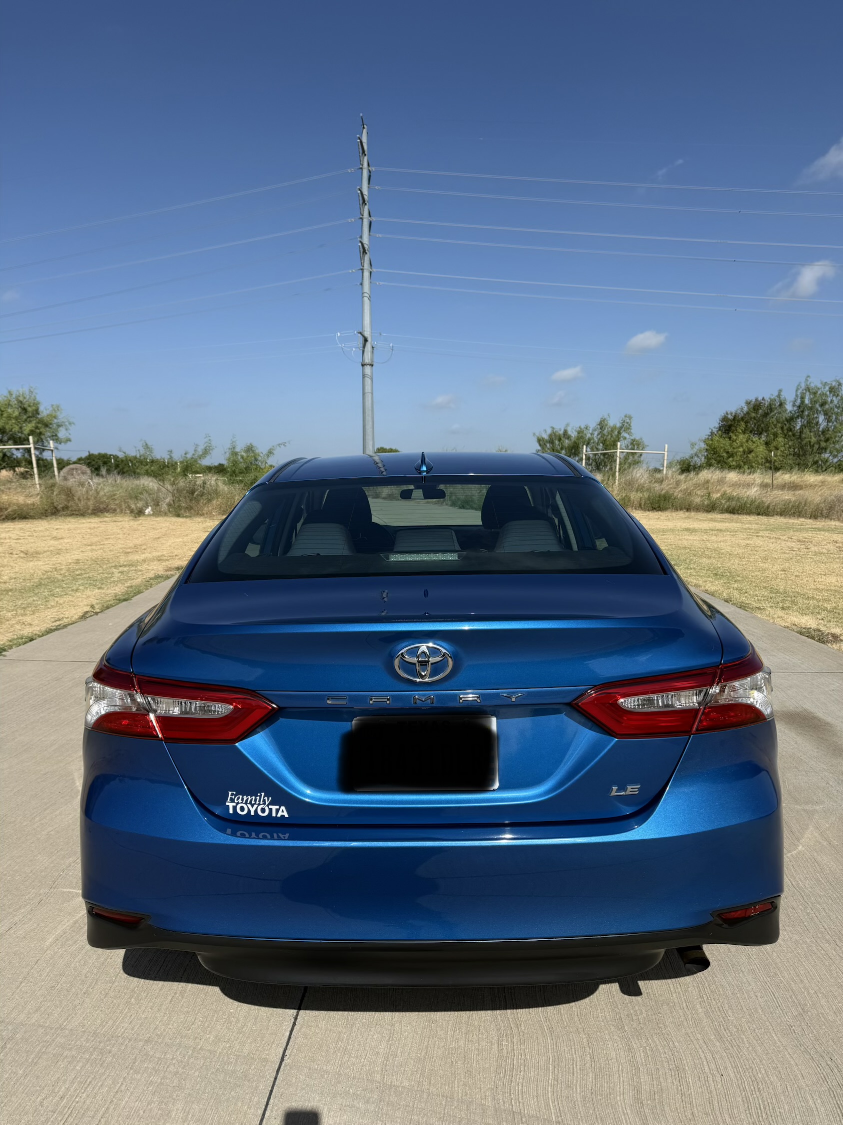 2019 Toyota Camry LE rear view